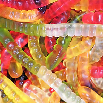 Le ver de terre Halloween