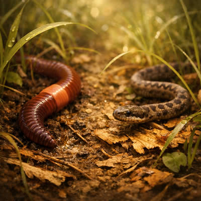 Le ver de terre est-il un serpent ?