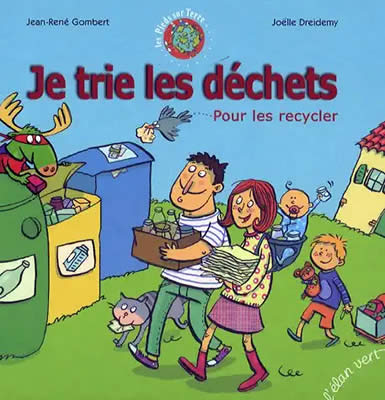 Livre de ver de terre : Je trie les déchets
