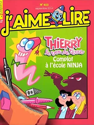 Livre de ver de terre : Thierry le ver de terre, Complot à l'école NINJA